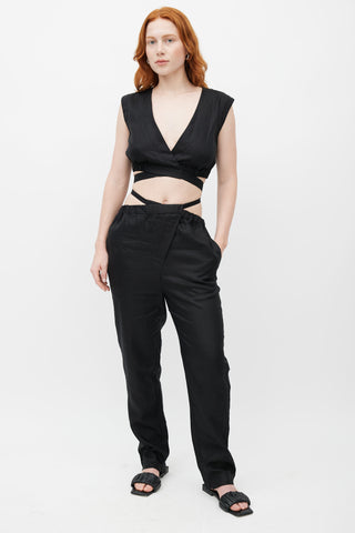 Nicholas Black Linen Co-Ord Set