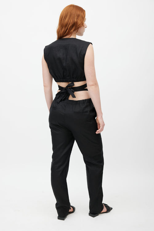 Nicholas Black Linen Co-Ord Set