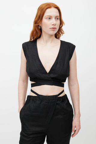 Nicholas Black Linen Co-Ord Set