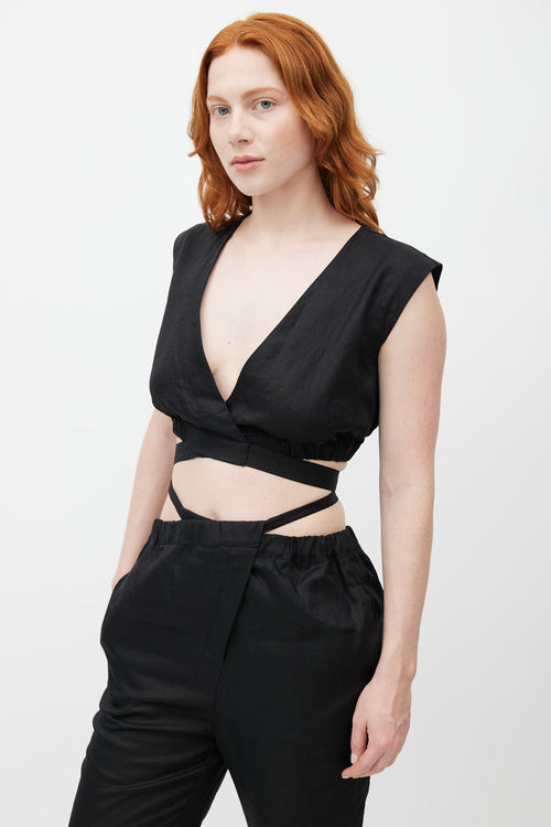 Nicholas Black Linen Co-Ord Set