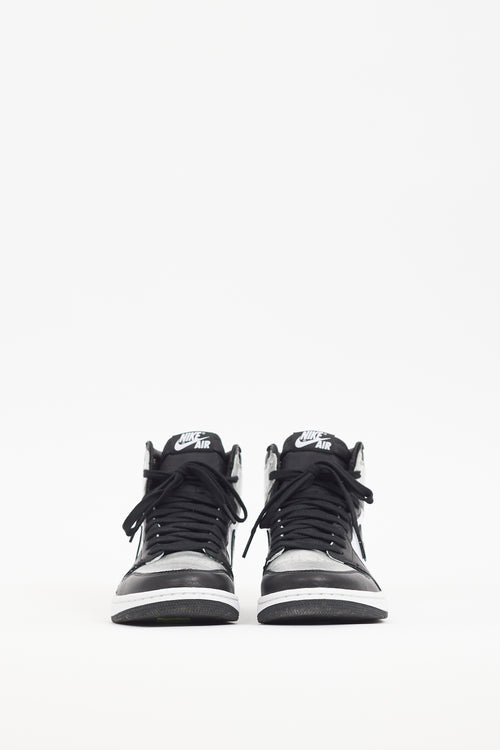 Nike Air Jordan Silver Toe High Sneaker