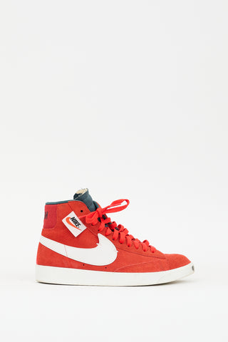 Nike Red Suede Blazer Mid Rebel XX Sneaker