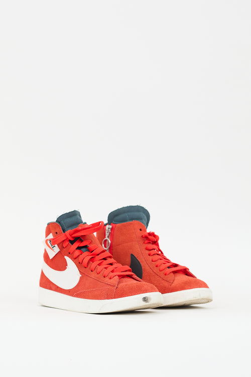 Nike Red Suede Blazer Mid Rebel XX Sneaker