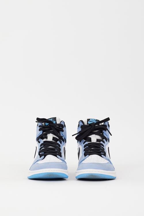 Nike University Blue Air Jordan 1 Retro High Sneaker