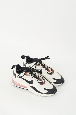 Nike White 
Black Air 270 React Sneaker