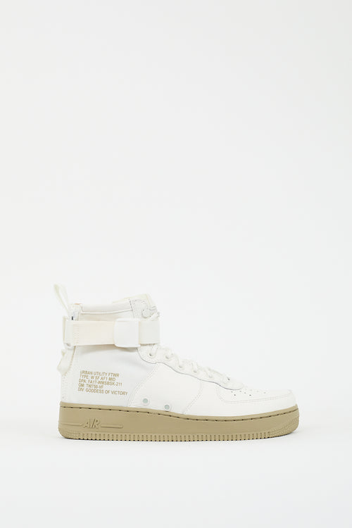 Nike White 
Green SF AF1 Sneaker