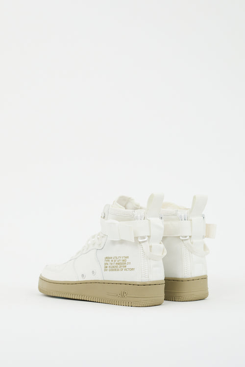 Nike White 
Green SF AF1 Sneaker