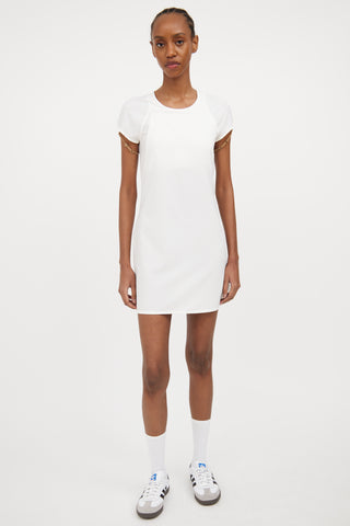 X Nike Layered Cut Out Dress