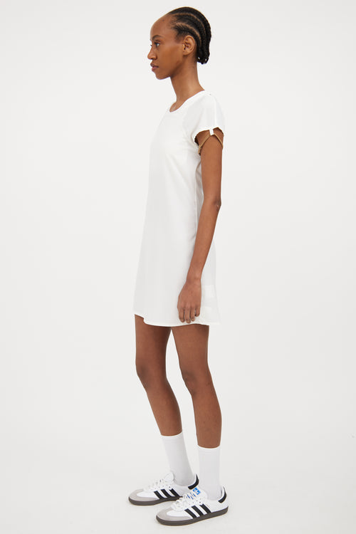 X Nike Layered Cut Out Dress