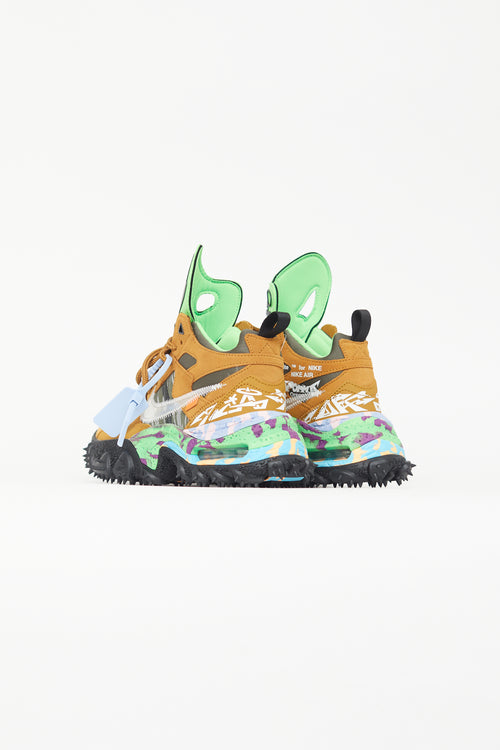 Nike X Off White Brown 
Multicolour Terraforma Chunky Sneaker