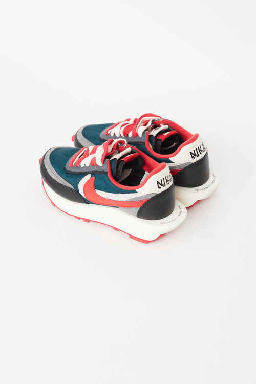 Nike X Sacai X Undercover Green 
Red LD Waffle Sneaker