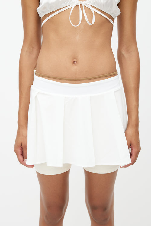 Nike x Jacquemus White La Jupe Skort