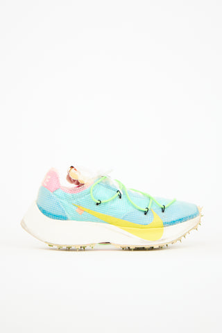 Off-White X Nike Blue Textile Vapor Street Sneaker