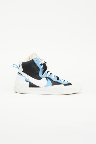 Nike x Sacai Black 
Blue Blazer Mid Sneaker