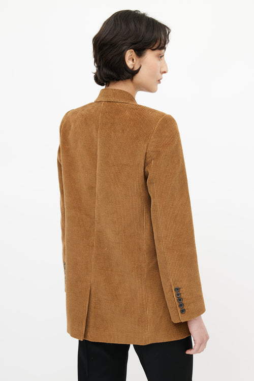 Nili Lotan Brown Corduroy Diane Blazer