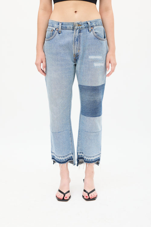 Nili Lotan Light Wash Frankie Distressed Jeans