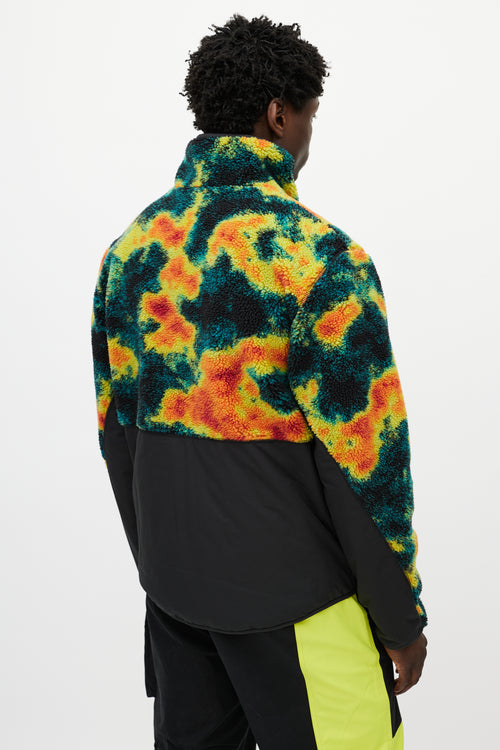 Nobis Black 
Multicolour Heat Map Fleece Jacket