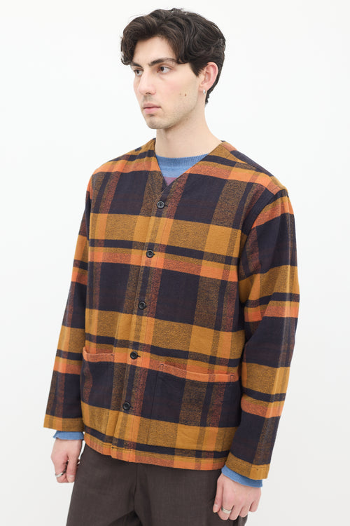 Norse Projects Multicolour Plaid Erwin Cardigan