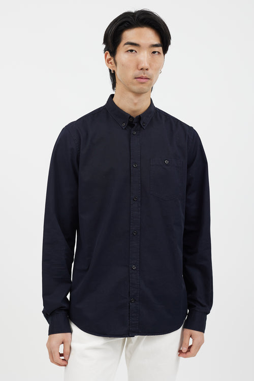 Norse Projects Navy Long Sleeve Shirt