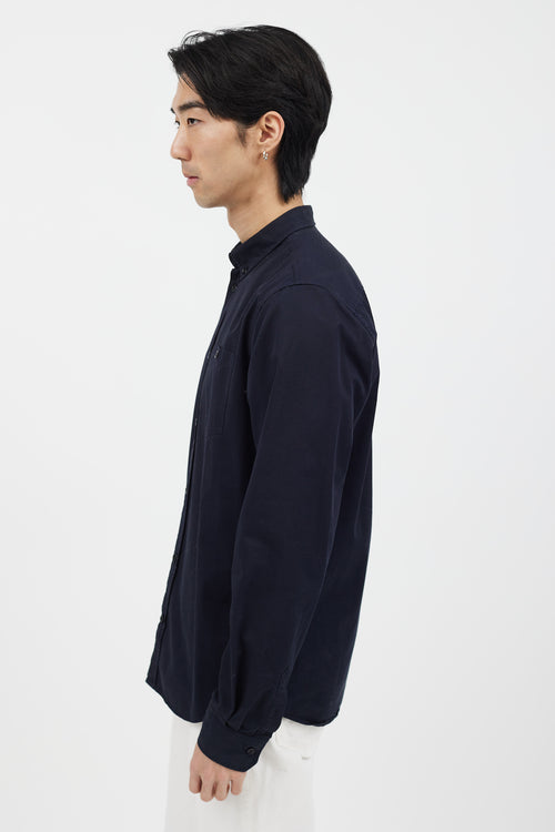 Norse Projects Navy Long Sleeve Shirt