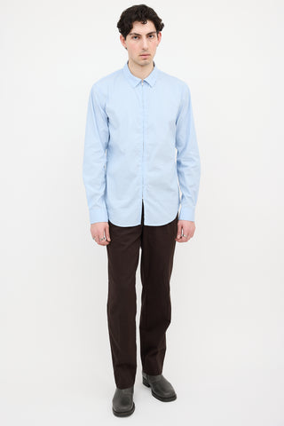 Norse Projects Osvald Compact Poplin Zip Shirt