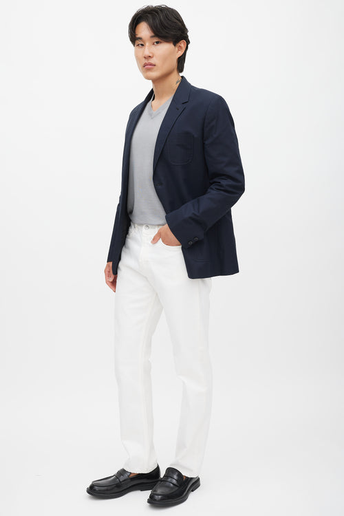 Norse Projects White Straight Leg Regular Jeans