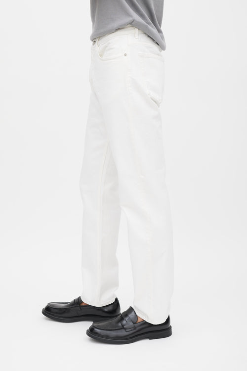 Norse Projects White Straight Leg Regular Jeans