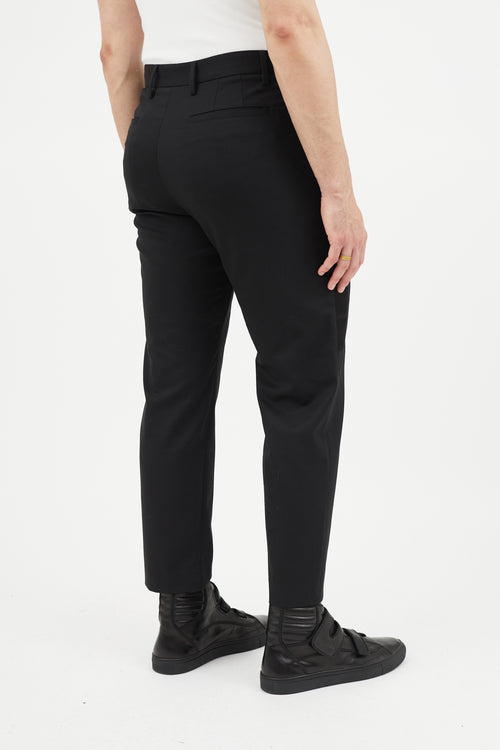 OAMC Black Wool Tuxedo Trouser