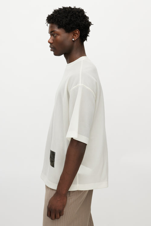 OAMC White Knit T-Shirt