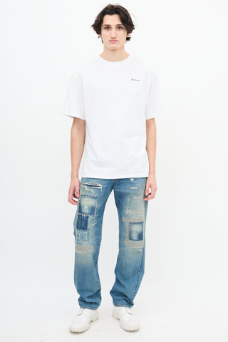 Off-White White Chain Arrows T-Shirt