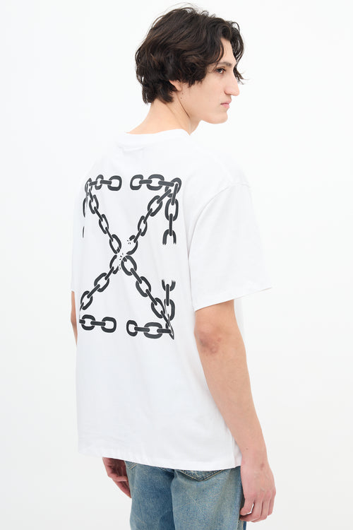 Off-White White Chain Arrows T-Shirt