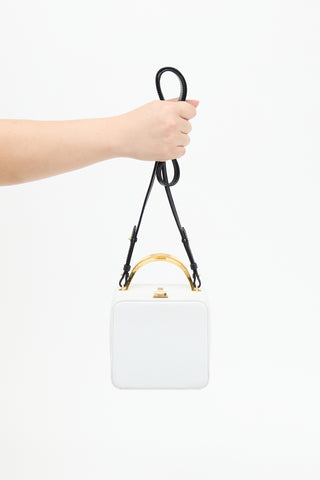 The Volon Leather Cube Crossbody Bag