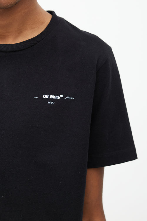 Off-White Black Incompiuto Print T-Shirt