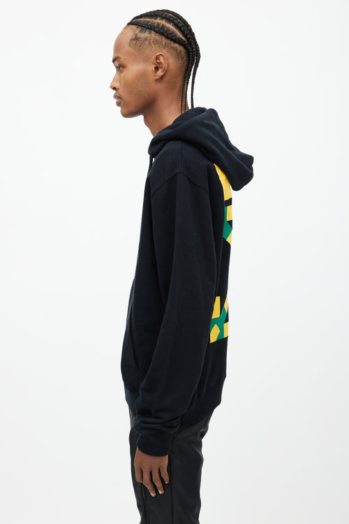 Off-White Black 
Multi Logo Hoodie