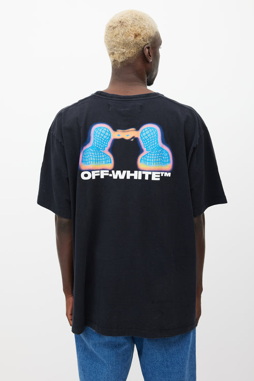 Off-White Black 
Multicolour Logo T-Shirt