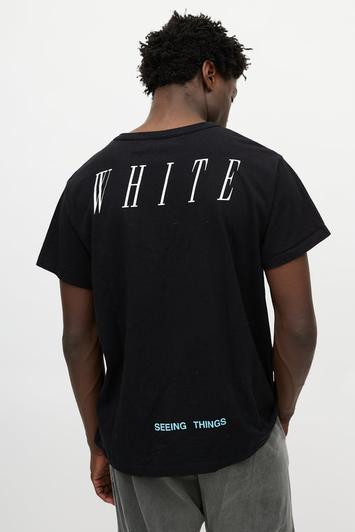 Off-White Black 
Multicolour Not Real T-Shirt