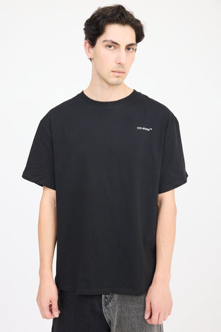 Off-White Black 
White Logo T-Shirt