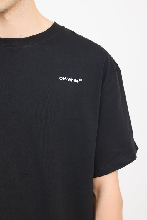 Off-White Black 
White Logo T-Shirt