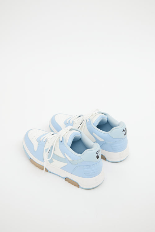 Off-White Blue 
White Out Of Office Sneakers