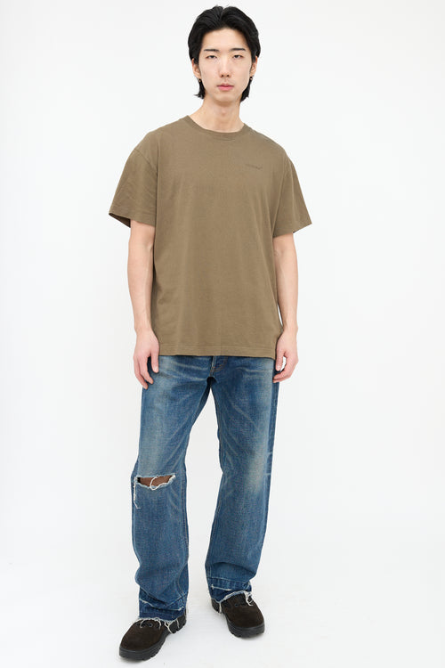 Off-White Diagonal Oversized T-Shirt