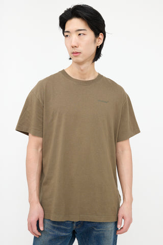 Off-White Diagonal Oversized T-Shirt