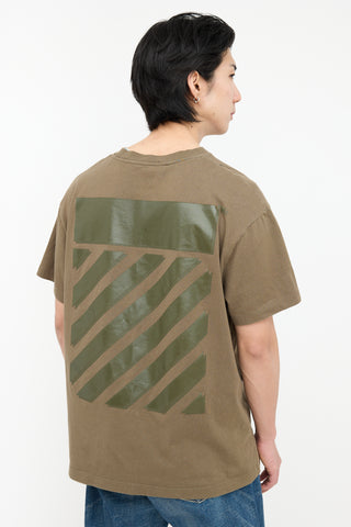 Off-White Diagonal Oversized T-Shirt