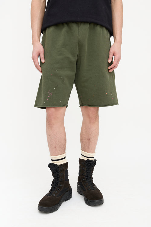 Off-White Paint Splatter Shorts