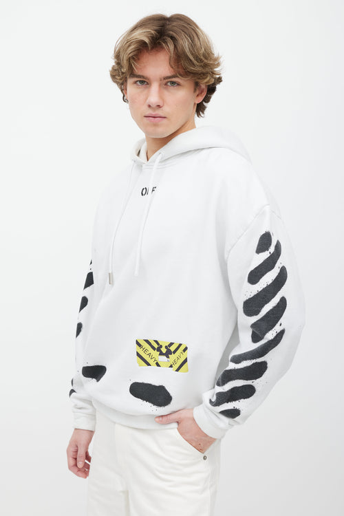 Off-White White Cotton Hoodie