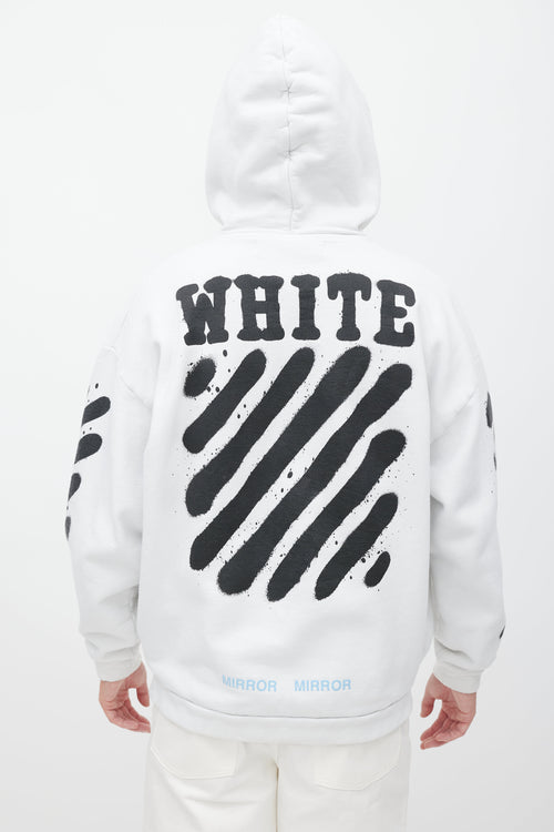 Off-White White Cotton Hoodie