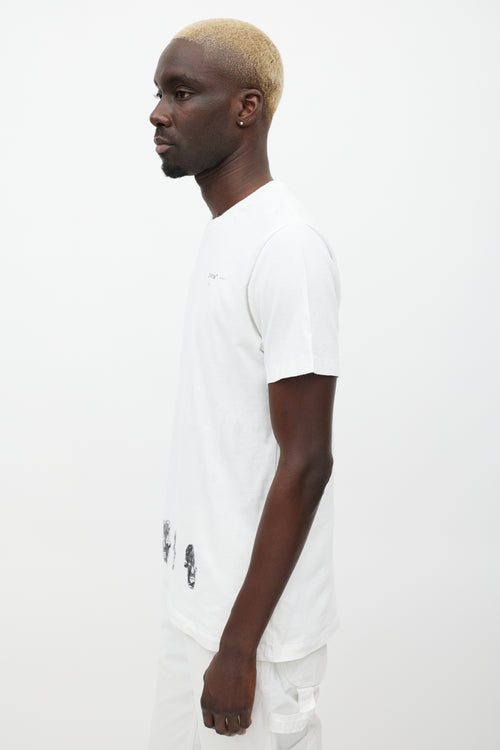 Off-White White 
Multicolour Famous Athletes T-Shirt