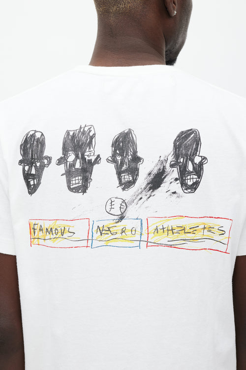 Off-White White 
Multicolour Famous Athletes T-Shirt