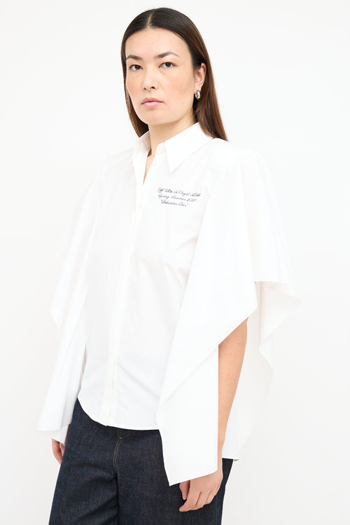 Off-White SS 2021 White Bohemian Blur Shirt