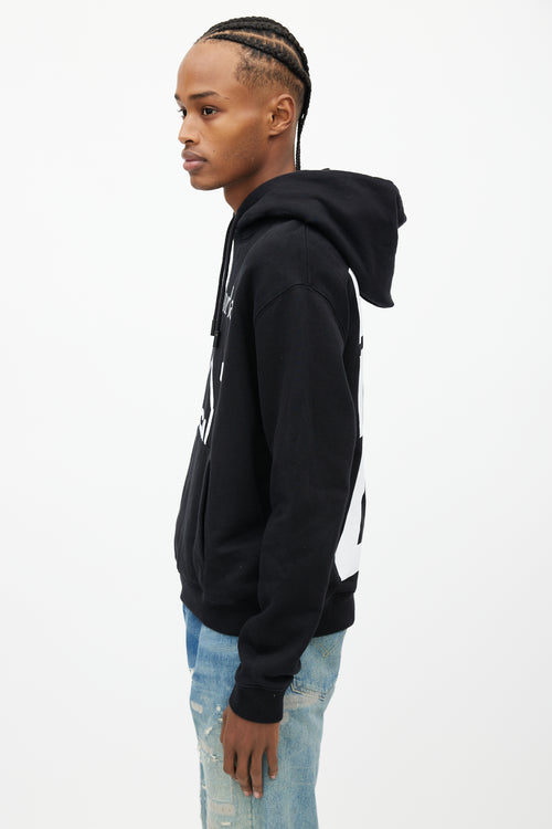 Off-White X Dover Street Market Black Watch Yourself Hoodie