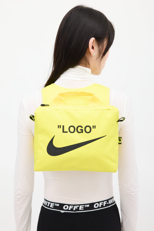 Off-White X Nike Yellow 
Black Chest Bag